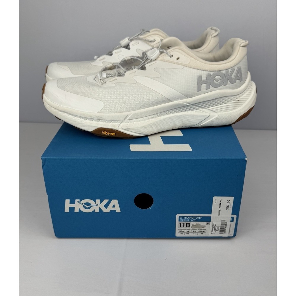 Hoka ONE‎ One Transport Women's Trail Running Shoes Women's Size 11B White
